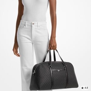 Michael Kors Heritage Extra-Large Logo Weekender Bag NEW